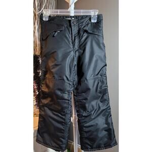 Cherokee Girls Snow Ski Pants Black Kids Size S 6/6x Unisex Winter Pants